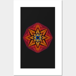 Solar Flare Mandala Posters and Art